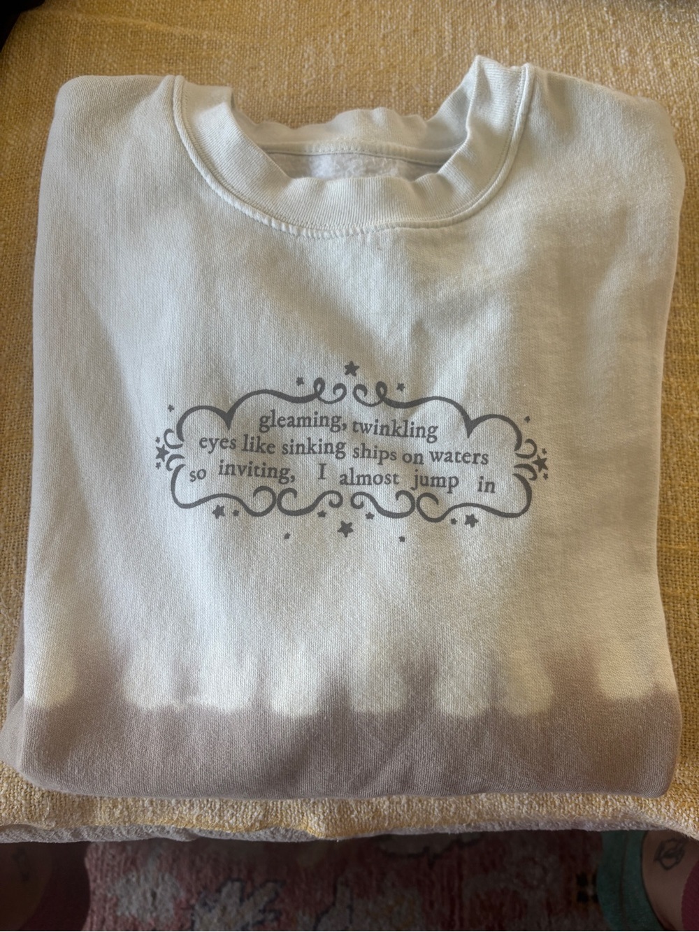 Taylor Swift Goldrush crew neck sweatshirt